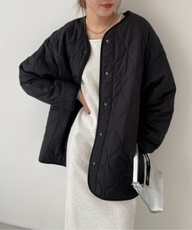 EPIMI E'PIMMY | キルティングミディコート(ミリタリージャケット)