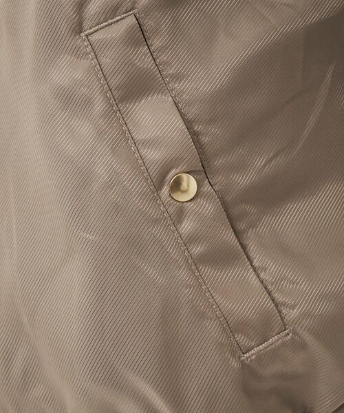 green label relaxing（グリーンレーベルリラクシング）の「［ size SHORT あり］リバーシブル MA-1（MA-1・レディース・ライトグレー/ネイビー/オフホワイト・38/36/SHORT）」の16枚目の写真