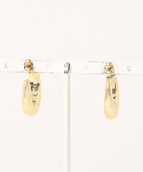 natural couture(ナチュラルクチュール)の「フープピアス(ピアス(両耳用)・レディース・シルバー/ゴールド・FREE)」の3枚目の写真