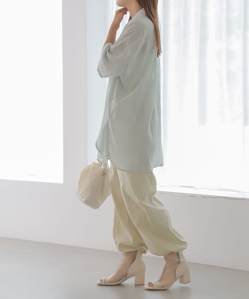 Heather（ヘザー）の「ドロストカーゴパンツ　157863（カーゴパンツ・レディース・ブラック/アイボリー・FREE）」の12枚目の写真