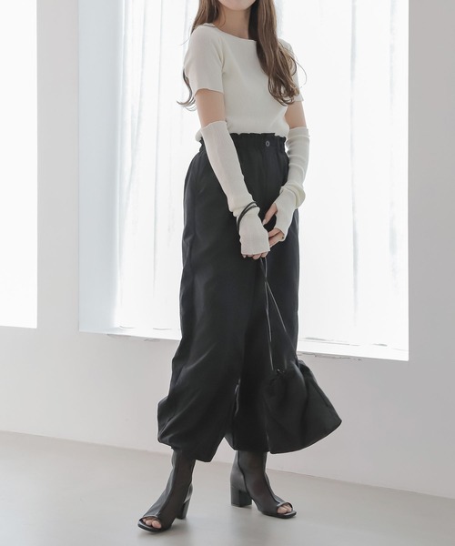 Heather（ヘザー）の「ドロストカーゴパンツ　157863（カーゴパンツ・レディース・ブラック/アイボリー・FREE）」の15枚目の写真