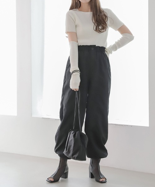 Heather（ヘザー）の「ドロストカーゴパンツ　157863（カーゴパンツ・レディース・ブラック/アイボリー・FREE）」の18枚目の写真