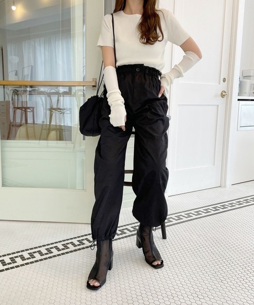 Heather（ヘザー）の「ドロストカーゴパンツ　157863（カーゴパンツ・レディース・ブラック/アイボリー・FREE）」の20枚目の写真