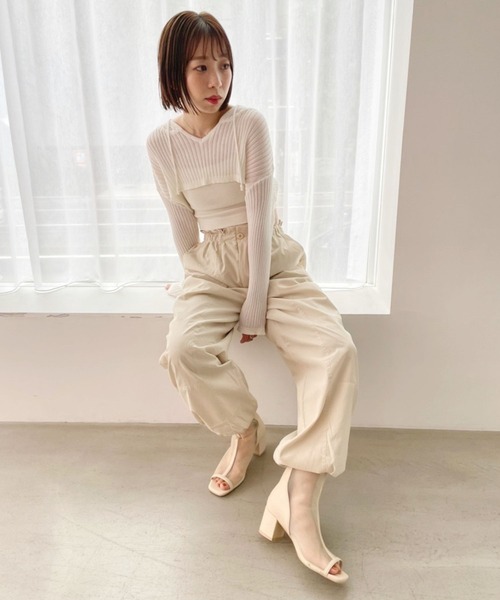 Heather（ヘザー）の「ドロストカーゴパンツ 157863（カーゴパンツ