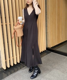 one after another NICE CLAUP | ZOZO/PALCLOSET限定 Vネックマーメイドワンピース(ジャンパースカート)