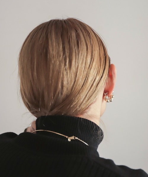 rapiecage（ラピエサージュ）の「オメガチェーンチョーカーネックレス（チョーカー・レディース・ゴールド/シルバー・FREE）」の6枚目の写真