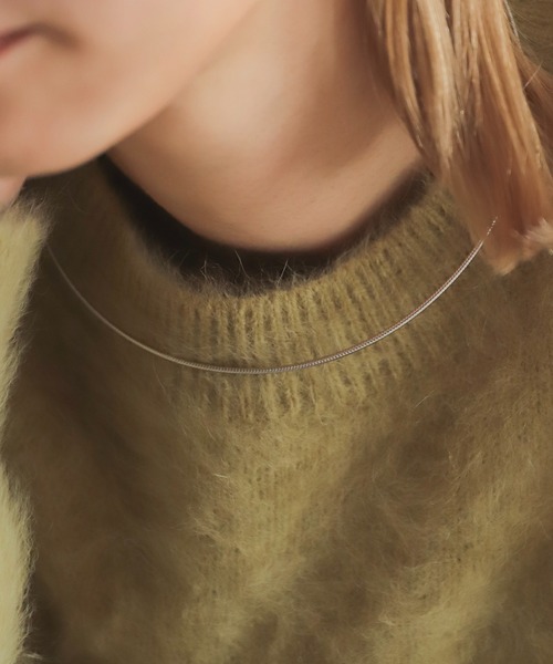 rapiecage（ラピエサージュ）の「オメガチェーンチョーカーネックレス（チョーカー・レディース・ゴールド/シルバー・FREE）」の10枚目の写真
