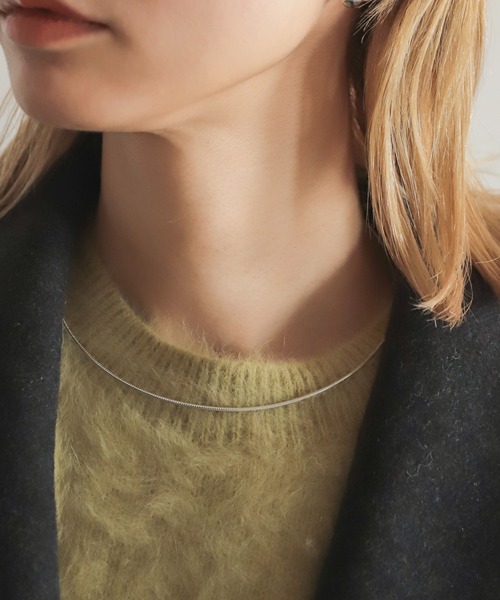 rapiecage（ラピエサージュ）の「オメガチェーンチョーカーネックレス（チョーカー・レディース・ゴールド/シルバー・FREE）」の11枚目の写真