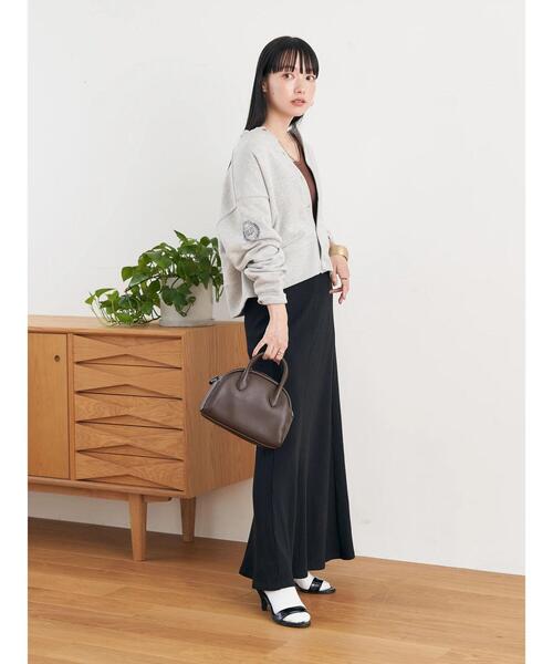 earth music&ecology（アースミュージックアンドエコロジー）の「リサイクルポリエステルブレンドニットタンクトップ（タンクトップ・レディース・アイボリー/ブラック/モカ/ブルーグレー・S/M）」の12枚目の写真