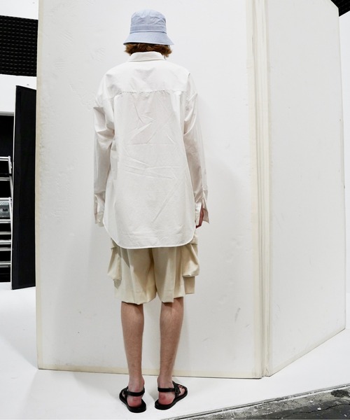 UNDECORATED（アンデコレイテッド）の「UNDECORATED アンデコレイテッド / Cotton Stripe Hat コットンストライプ バケットハット / UDS23902（ハット・メンズ・ブラウン/ブルー・1/3）」の3枚目の写真