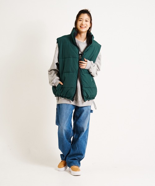 JACKROSE(ジャックローズ)の「JE-リバーシブルベスト(ダウンベスト・メンズ・ブラック/グリーン・M/L)」の18枚目の写真