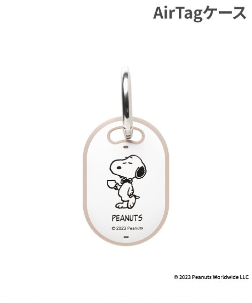 iFace(アイフェイス)の「AirTag専用 PEANUTS/ピーナッツキャラクター スヌーピー iFace First Classケース(スマホグッズ・レディース・イエロー/ホワイト系その他2/その他1/その他2/チョコ・FREE)」の5枚目の写真