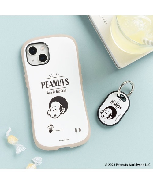 iFace(アイフェイス)の「AirTag専用 PEANUTS/ピーナッツキャラクター スヌーピー iFace First Classケース(スマホグッズ・レディース・イエロー/ホワイト系その他2/その他1/その他2/チョコ・FREE)」の8枚目の写真