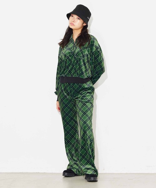 X-girl（エックスガール）の「BASIC BUCKET HAT（ハット・レディース・ブラック/ホワイト/ライトグリーン・ONE SIZE）」の13枚目の写真