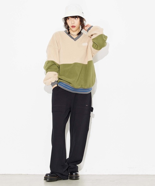 X-girl（エックスガール）の「BASIC BUCKET HAT（ハット・レディース・ブラック/ホワイト/ライトグリーン・ONE SIZE）」の14枚目の写真