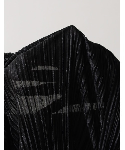 Re:EDIT（リエディ）の「[低身長サイズ有]グロッシーサテンプリーツストレートパンツ（その他パンツ・レディース・チャコールグレー/アイボリー/ブラック/グレイッシュベージュ・SHORT/MEDIUM/LARGE）」の10枚目の写真