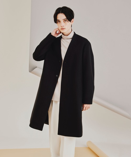 tk.TAKEO KIKUCHI（ティーケータケオキクチ）の「◆【WEB限定】テックメルトン多バリエコート（チェスターコート・メンズ・ベージュ系その他4/ライトグリーン系/ブラック系/ライトグリーン/ライトベージュ/ブラック系1/ベージュ系その他3/ブラウン系その他/ブラウン系その他3/ブラウン系その他2/ライトグリーン系1/ブラック・01/03/02/04）」の3枚目の写真