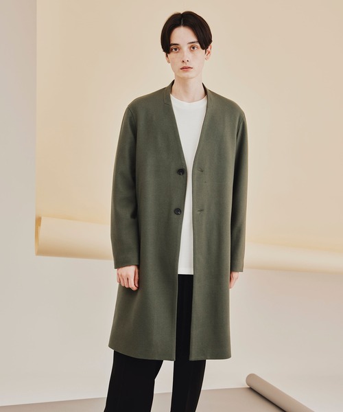 tk.TAKEO KIKUCHI（ティーケータケオキクチ）の「◆【WEB限定】テックメルトン多バリエコート（チェスターコート・メンズ・ベージュ系その他4/ライトグリーン系/ブラック系/ライトグリーン/ライトベージュ/ブラック系1/ベージュ系その他3/ブラウン系その他/ブラウン系その他3/ブラウン系その他2/ライトグリーン系1/ブラック・01/03/02/04）」の11枚目の写真