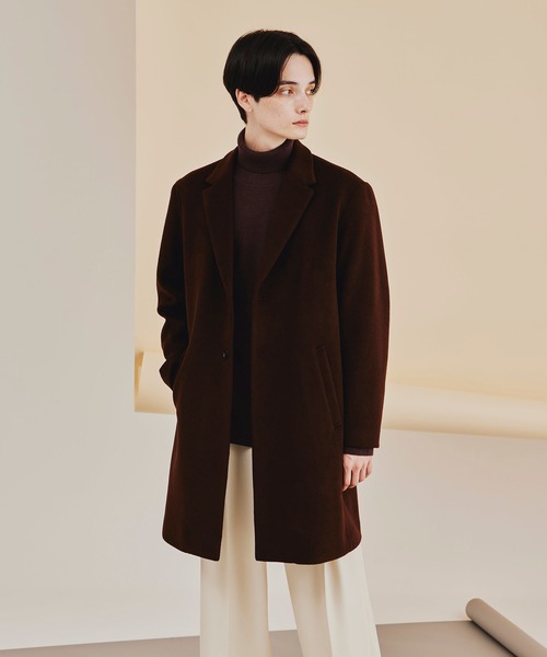 tk.TAKEO KIKUCHI（ティーケータケオキクチ）の「◆【WEB限定】テックメルトン多バリエコート（チェスターコート・メンズ・ベージュ系その他4/ライトグリーン系/ブラック系/ライトグリーン/ライトベージュ/ブラック系1/ベージュ系その他3/ブラウン系その他/ブラウン系その他3/ブラウン系その他2/ライトグリーン系1/ブラック・01/03/02/04）」の5枚目の写真