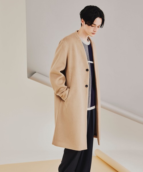 tk.TAKEO KIKUCHI（ティーケータケオキクチ）の「◆【WEB限定】テックメルトン多バリエコート（チェスターコート・メンズ・ベージュ系その他4/ライトグリーン系/ブラック系/ライトグリーン/ライトベージュ/ブラック系1/ベージュ系その他3/ブラウン系その他/ブラウン系その他3/ブラウン系その他2/ライトグリーン系1/ブラック・01/03/02/04）」の8枚目の写真