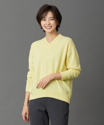 【洗える・WEB限定カラーあり】CASHMERE BLEND Vネック ニット
