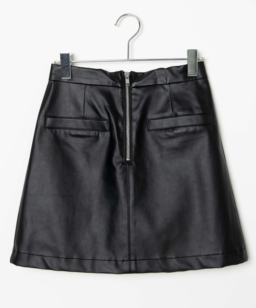 WEGO（ウィゴー）の「WEGO/フェイクレザーミニスカパン（スカート・レディース・ブラック・FREE）」の5枚目の写真