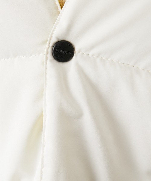 ear PAPILLONNER（イアパピヨネ）の「【SUM1 STYLE（スミスタイル）】ベスト風中綿ストール（ストール/ショール・レディース・ブラック/アイボリー・FREE）」の11枚目の写真