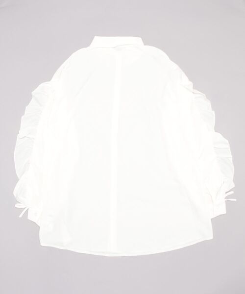 Narcissus（ナルシス）の「【Narcissus】ソデシャーリングブラウス（シャツ/ブラウス・レディース・ホワイト/ブラック・FREE）」の16枚目の写真