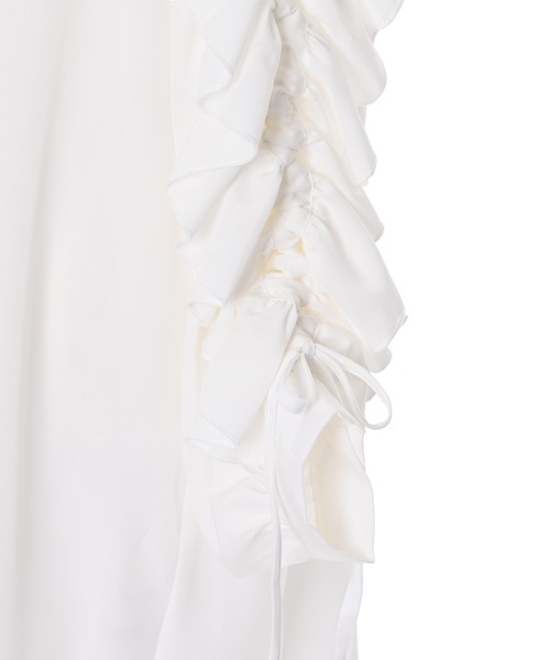 Narcissus（ナルシス）の「【Narcissus】ソデシャーリングブラウス（シャツ/ブラウス・レディース・ホワイト/ブラック・FREE）」の13枚目の写真