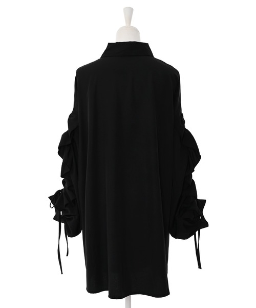 Narcissus（ナルシス）の「【Narcissus】ソデシャーリングブラウス（シャツ/ブラウス・レディース・ホワイト/ブラック・FREE）」の15枚目の写真