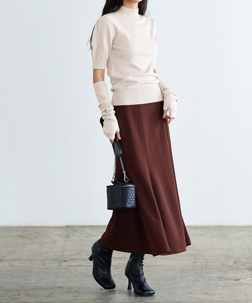 KOBE LETTUCE（コウベレタス）の「アームウォーマー付きニット（ニット/セーター・レディース・アイボリー/グレー/モカ・FREE）」の12枚目の写真