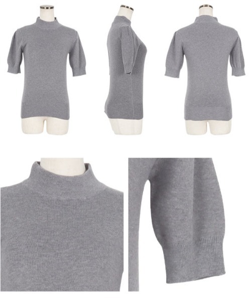 KOBE LETTUCE（コウベレタス）の「アームウォーマー付きニット（ニット/セーター・レディース・アイボリー/グレー/モカ・FREE）」の8枚目の写真