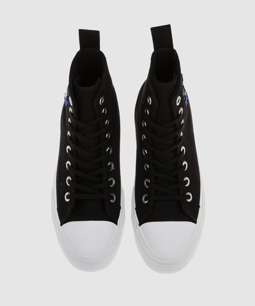 MARCELO BURLON（マルセロ・バーロン）の「CROSS PATCH HIGH VULCANIZED（スニーカー・メンズ・ブラック×ホワイト・40/41/42/43）」の3枚目の写真