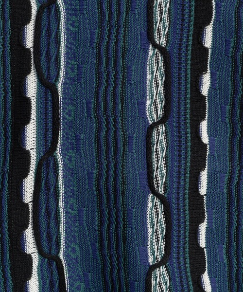 Perushu（ペルーシュ）の「ヴィンテージライクオーバーニットポロ（ニット/セーター・メンズ・カーキ/ブラック/ボルドー・LARGE/MEDIUM）」の13枚目の写真