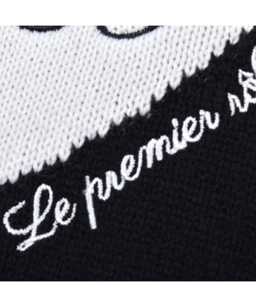 BeBe（ベベ）の「BeBe/ハートジャガード刺繍ニット(100~150cm)（ニット/セーター・キッズ・ブラック/オフホワイト・110/130/140/100/120/150）」の13枚目の写真