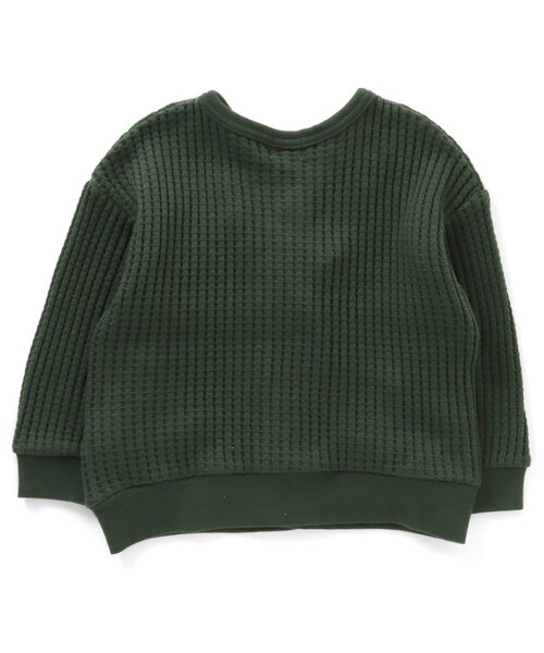 F.O.KIDS(エフオーキッズ)の「BIGワッフルフェルトAPカーディガン(カーディガン/ボレロ・キッズ・グリーン/アイボリー/ネイビー・110/130/140/100/120/95/90/80)」の10枚目の写真