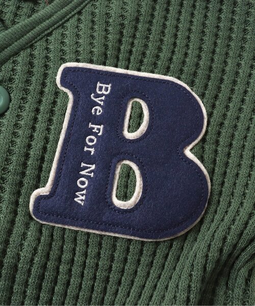 F.O.KIDS(エフオーキッズ)の「BIGワッフルフェルトAPカーディガン(カーディガン/ボレロ・キッズ・グリーン/アイボリー/ネイビー・110/130/140/100/120/95/90/80)」の14枚目の写真