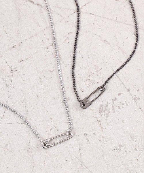 Figments（フィグメンツ）の「安ピンネックレス（ネックレス・レディース・ブラック/シルバー・FREE）」の5枚目の写真