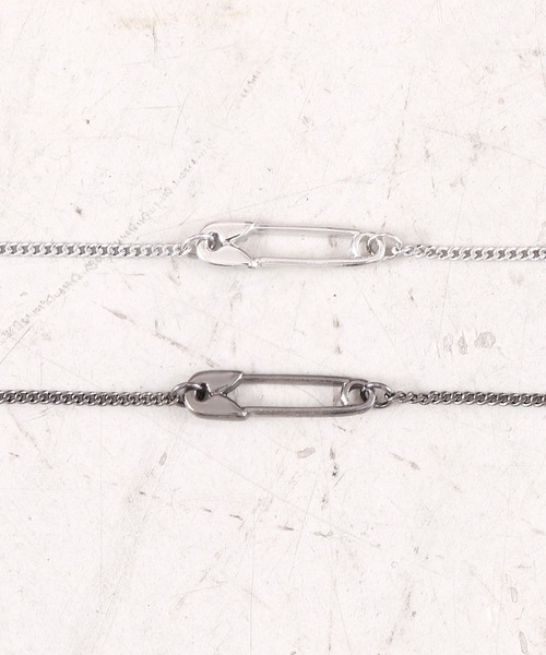 Figments（フィグメンツ）の「安ピンネックレス（ネックレス・レディース・ブラック/シルバー・FREE）」の7枚目の写真