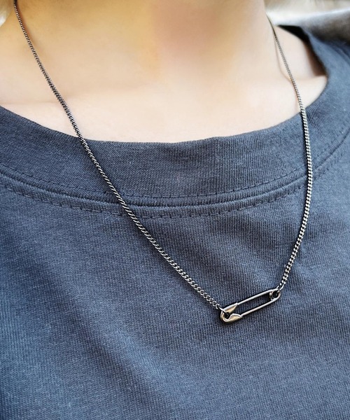 Figments（フィグメンツ）の「安ピンネックレス（ネックレス・レディース・ブラック/シルバー・FREE）」の9枚目の写真