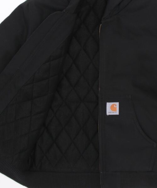 Carhartt（カーハート）の「【Carhartt/カーハート】（UN）CANVAS INSULATED HOODED ACTIVE JAC（その他アウター・メンズ・ブラック/ブラウン・SMALL）」の4枚目の写真