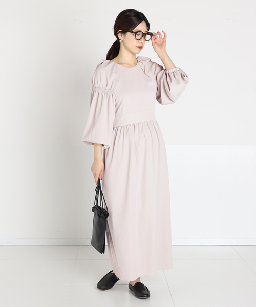 ✴︎秋に可愛い✴︎VERMEIL par iena ドビーワンピースベージュ ✴︎秋に可愛い✴︎VERMEIL par iena ドビーワンピースベージュ - メルカリ