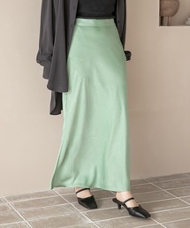 LOWRYS FARM | シワサテンフレアスカート　185039(スカート)