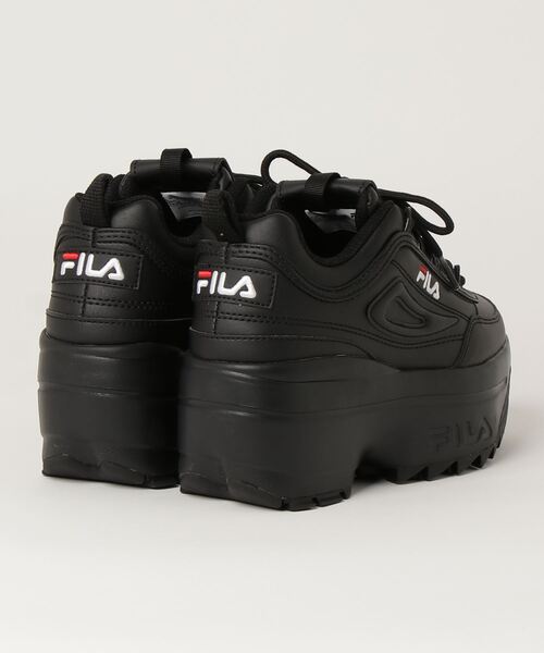FILA(フィラ)の「FILA Disruptor II Wedge / フィラ ディスラプター 2 ウェッジ / 厚底(スニーカー・レディース・ホワイト/ブラック・22.5cm/23.0cm/23.5cm/24.0cm/24.5cm/25.0cm/26.0cm)」の3枚目の写真