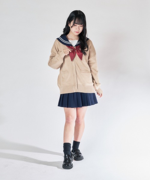 WEGO（ウィゴー）の「WEGO/セーラーシャツ（シャツ/ブラウス・レディース・ネイビー/グレー・MEDIUM/LARGE）」の9枚目の写真