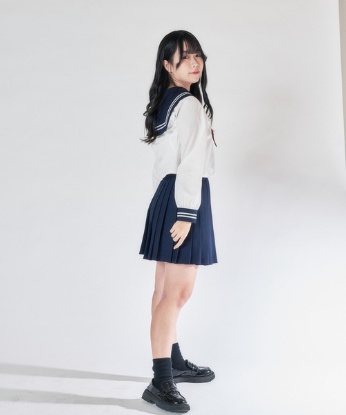 WEGO（ウィゴー）の「WEGO/セーラーシャツ（シャツ/ブラウス・レディース・ネイビー/グレー・MEDIUM/LARGE）」の13枚目の写真