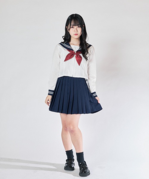 WEGO（ウィゴー）の「WEGO/セーラーシャツ（シャツ/ブラウス・レディース・ネイビー/グレー・MEDIUM/LARGE）」の11枚目の写真