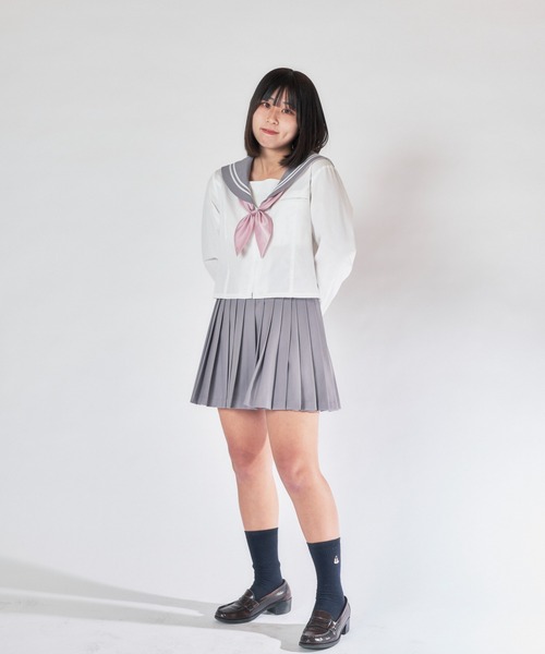 WEGO（ウィゴー）の「WEGO/セーラーシャツ（シャツ/ブラウス・レディース・ネイビー/グレー・MEDIUM/LARGE）」の18枚目の写真