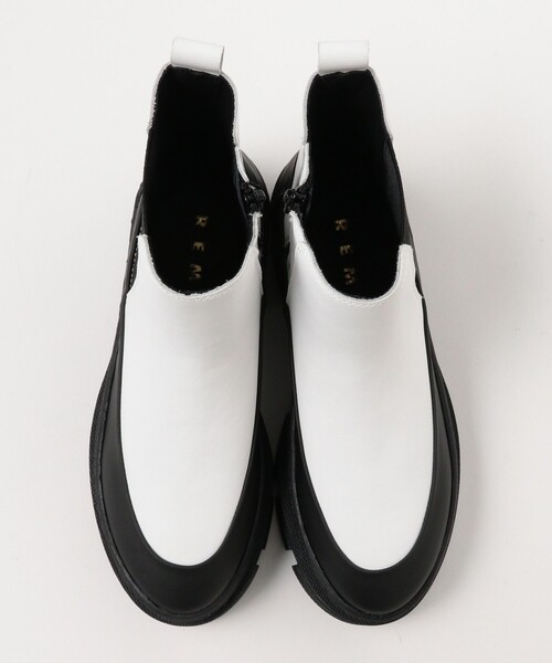 Ray BEAMS（レイビームス）の「REMME / サイドゴア ジップ ブーツ（ブーツ・レディース・ブラック/ホワイト・36/37/38/39）」の16枚目の写真