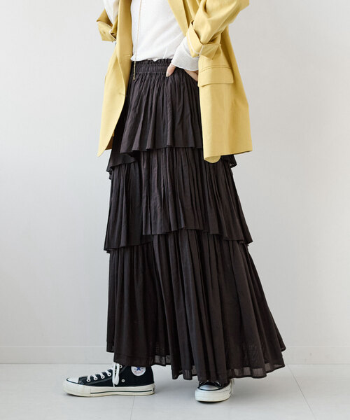 ☆JOURNAL STANDARD relume☆コットンボイル刺繍スカート☆ JOURNAL STANDARD relume（ジャーナルスタンダード レリューム